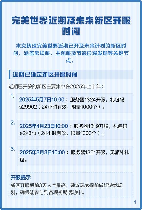 完美世界私服开区时间